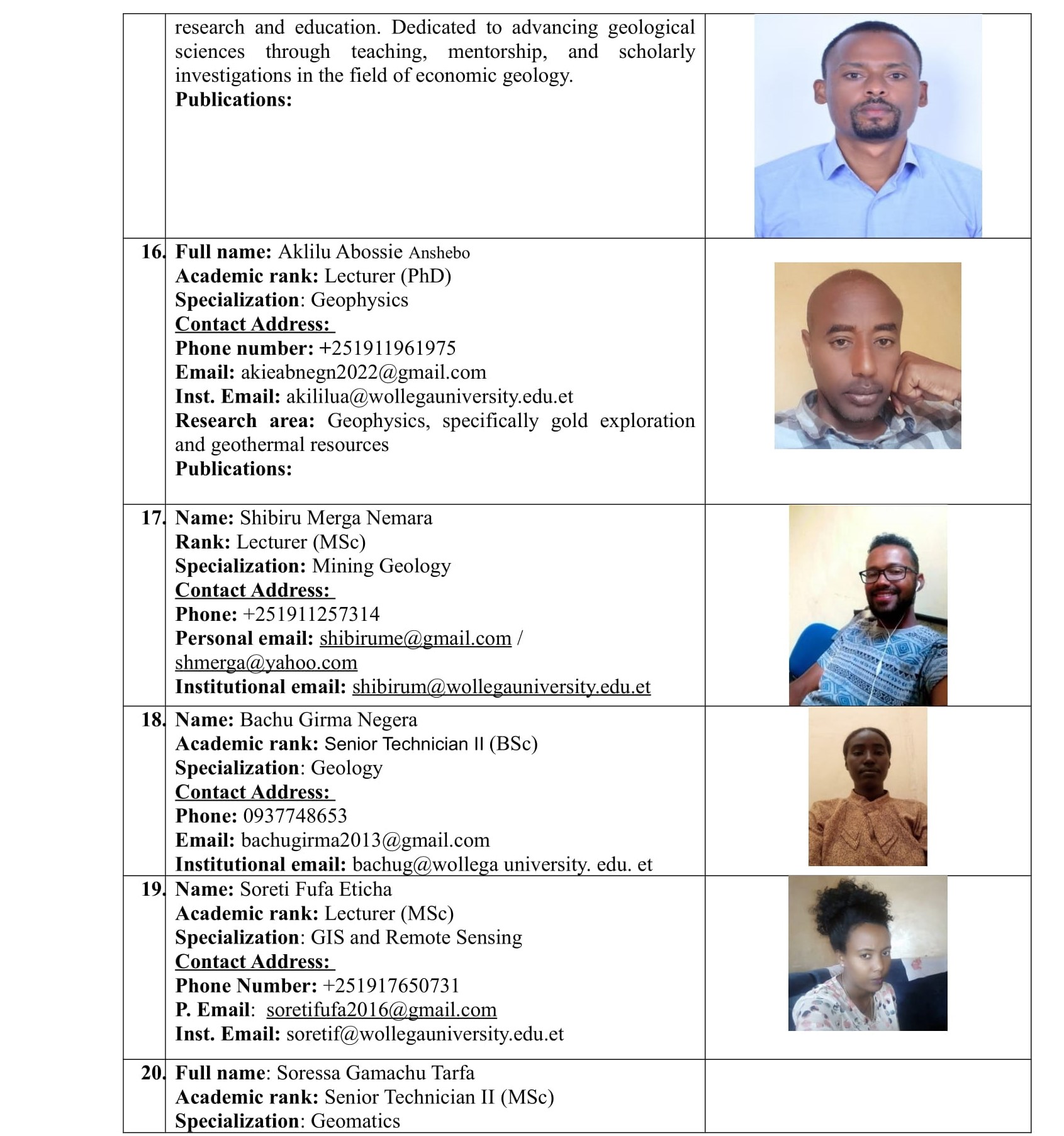 Earth Scince Profile 06