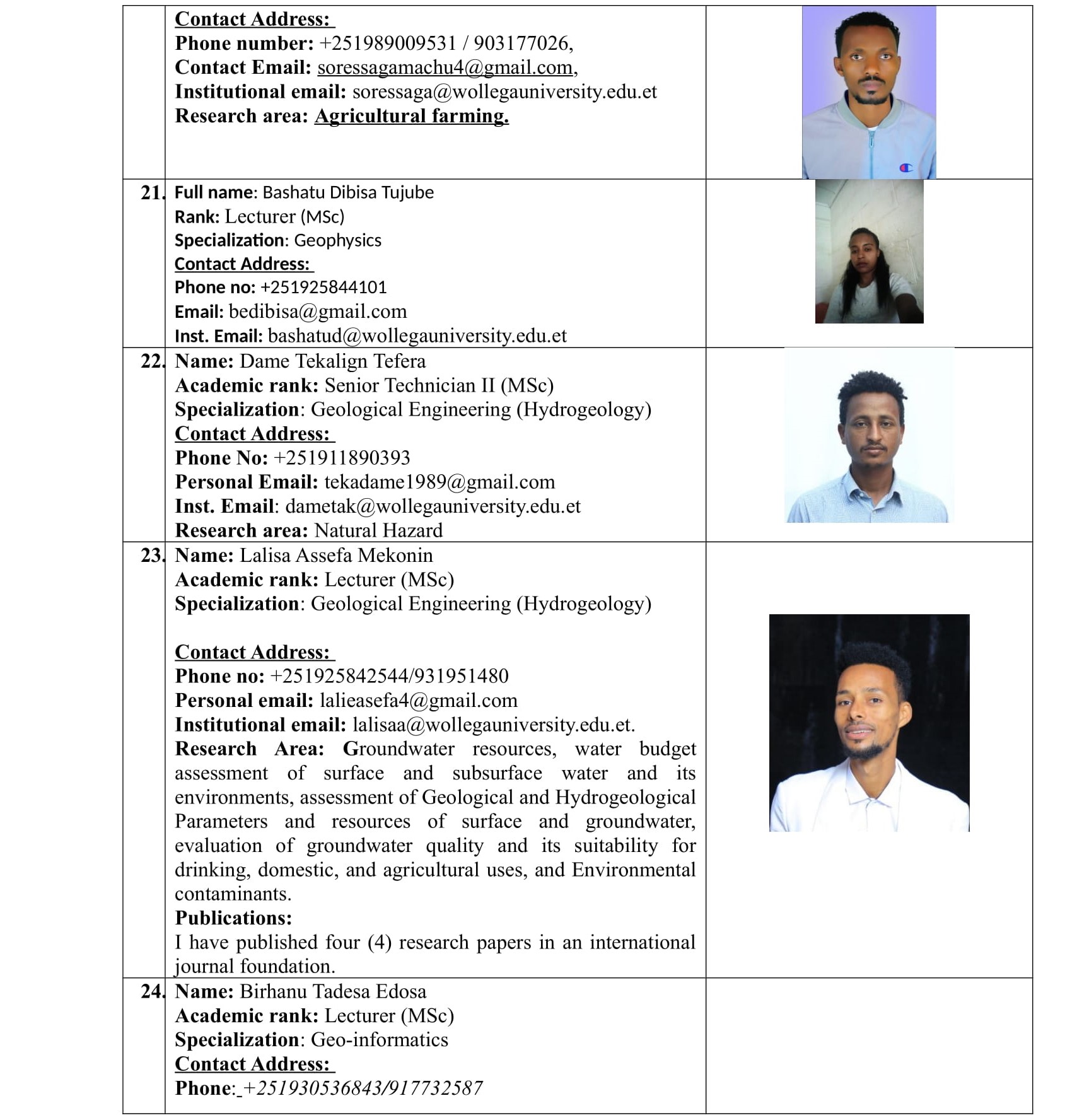 Earth Scince Profile 07