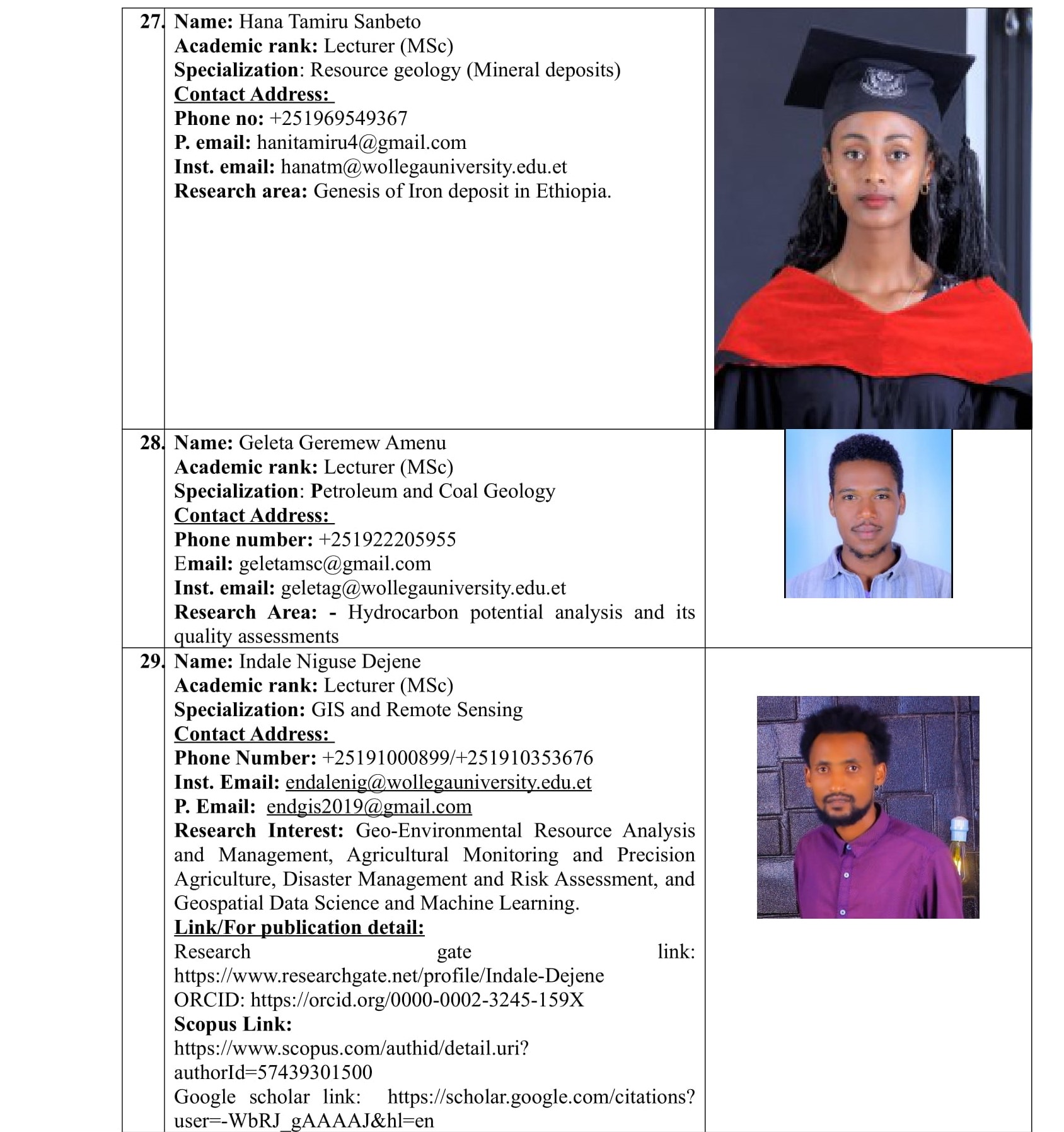 Earth Scince Profile 09