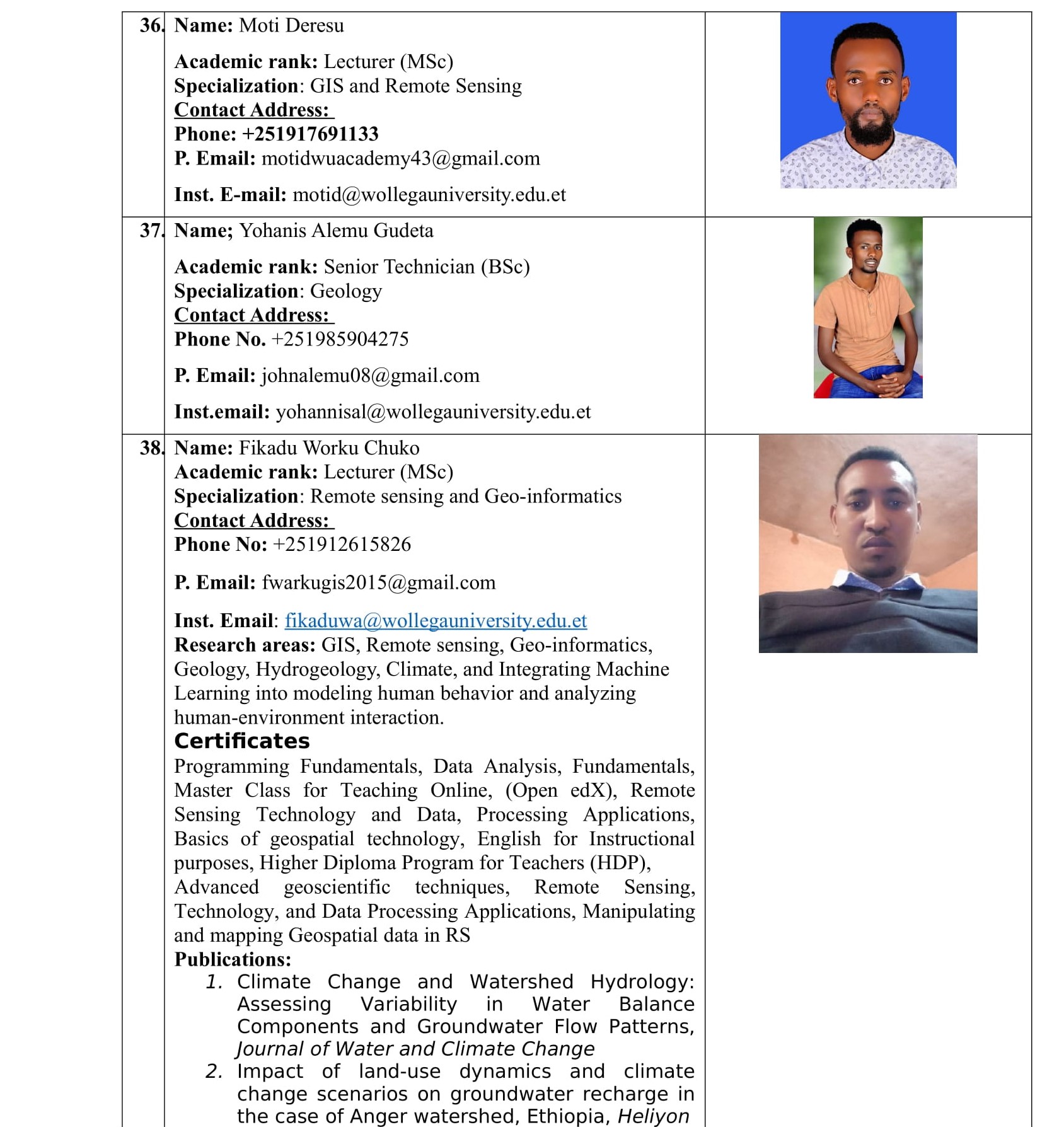 Earth Scince Profile 12