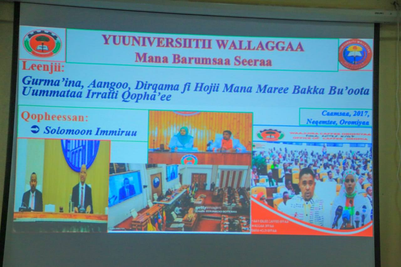 Law school is giving capacity building training for members of parliament.