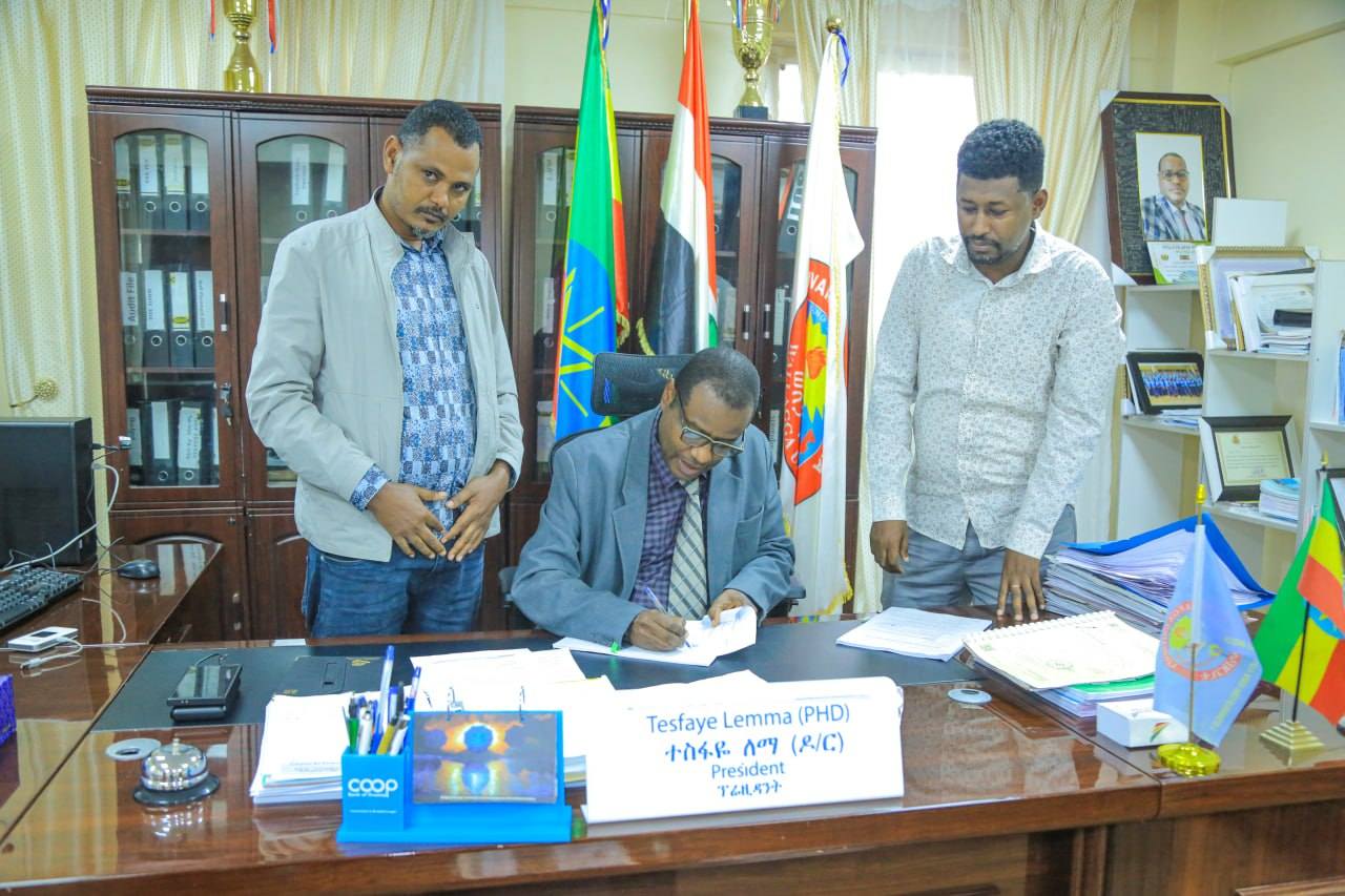 Wollega University and The Fred Hollows Foundation signed a Memorandum of Understanding (MoU)